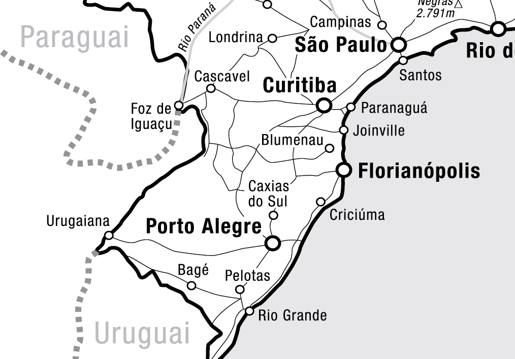 Map of Brazil